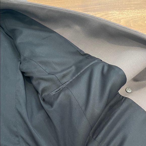 Club Monaco Taupe Double-Breasted Blazer Jacket business casual sz 6 - Picture 8 of 11